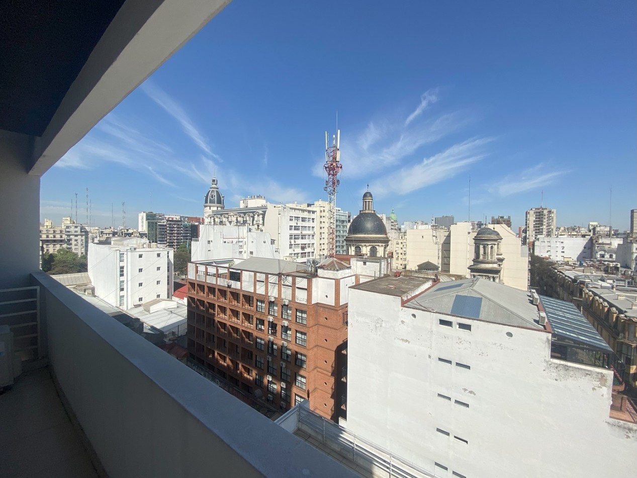 Departamento Amoblado en Congreso - Monoambiente Grande con doble Balcon. 