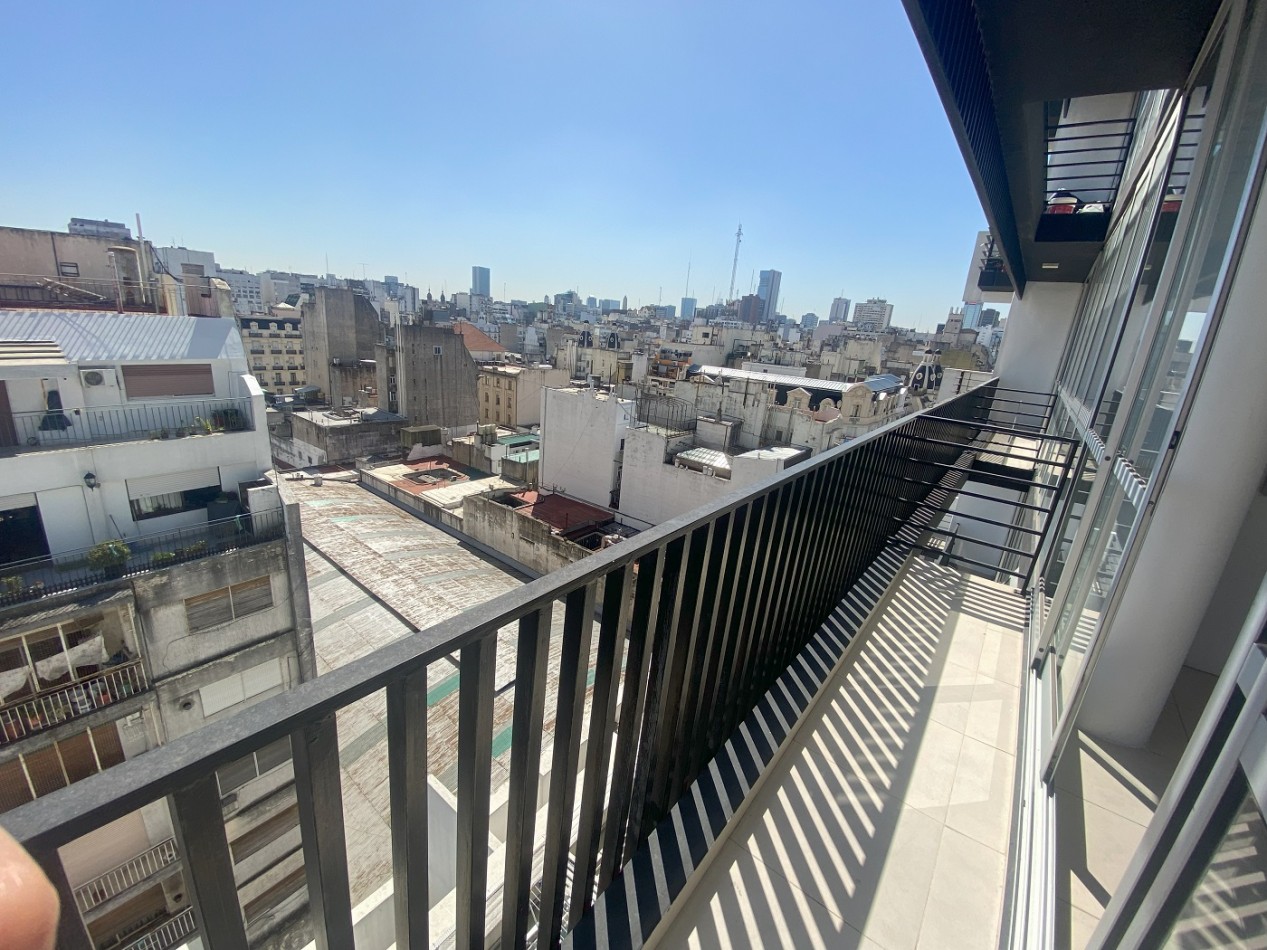 Departamento Amoblado en Congreso - Monoambiente Grande con doble Balcon. 