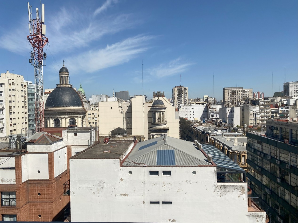 Departamento Amoblado en Congreso - Monoambiente Grande con doble Balcon. 